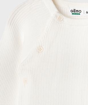 Ensemble 2 pièces en maille bébé fille : pull et pantalon vue2 - GEMO 4G BEBE - GEMO