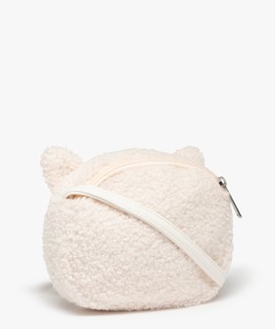 Sac à main fille en maille bouclette motif chat vue2 - GEMO (ENFANT) - GEMO