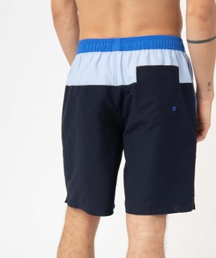 Short de bain homme à larges bandes vue3 - GEMO (PLAGE) - GEMO