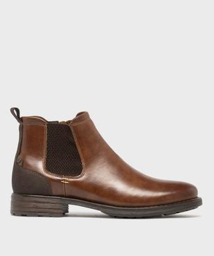 Chelsea boots zippées homme vue1 - MARIO BALDANO - GEMO
