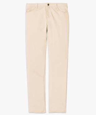 Pantalon uni regular en stretch vue4 - GEMO(FEMME PAP) - GEMO