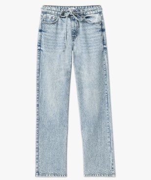 Jean Regular pleine longueur taille haute femme vue4 - GEMO 4G FEMME - GEMO