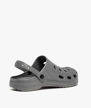 Sabots souples homme dessus uni perforé vue4 - GEMO (PLAGE) - GEMO