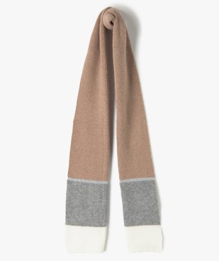Echarpe femme tricolore avec bande pailletée vue1 - GEMO (ACCESS) - GEMO