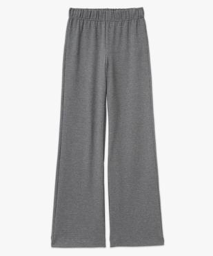 Pantalon large en maille imprimée à taille élastiquée femme vue4 - GEMO(FEMME PAP) - GEMO