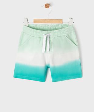 Short en maille avec palmier brodé bébé garçon vue1 - GEMO(BEBE DEBT) - GEMO