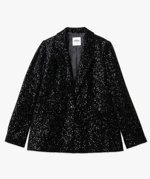 Veste en velours et sequins femme  vue4 - GEMO(FEMME PAP) - GEMO