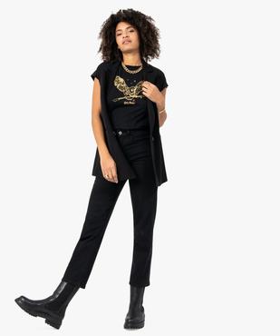 Tee-shirt femme avec motif pailleté – Harry Potter vue5 - HARRY POTTER - GEMO