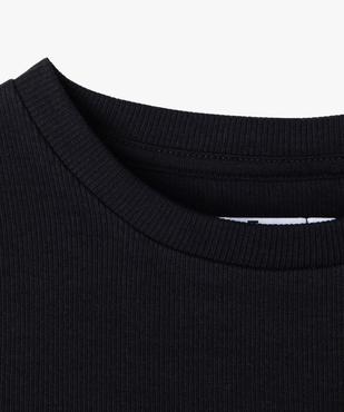 Tee-shirt à manches courtes avec bas en dentelle fille vue4 - GEMO (JUNIOR) - GEMO