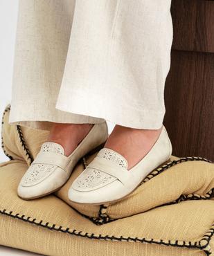 Mocassins avec dessus métallisé femme - Valentina Baldano vue1 - VALENTINA BALDA - GEMO