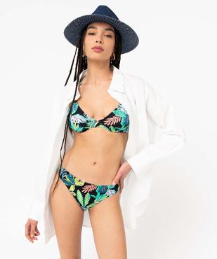 Haut de maillot de bain femme forme corbeille avec dos fantaisie vue5 - GEMO 4G FEMME - GEMO