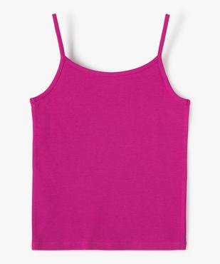 Débardeur à fines bretelles fille vue3 - GEMO (ENFANT) - GEMO