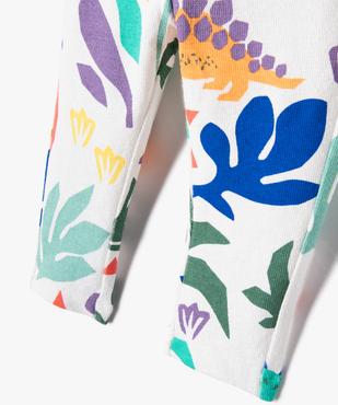 Legging en maille imprimée et texturée bébé garçon vue2 - GEMO(BEBE DEBT) - GEMO