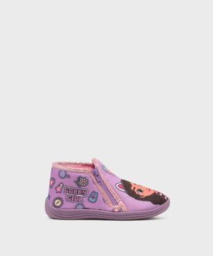 Chaussons montants zippés en velours imprimés fille - Gabby et la Maison Magique vue1 - GABBY - GEMO