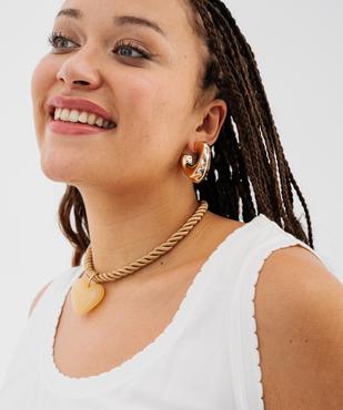 Débardeur en coton à larges bretelles femme grande taille vue3 - GEMO (G TAILLE) - GEMO