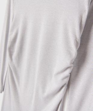 Robe manches longues coupe courte et ajustée en maille pailletée fille vue2 - GEMO (JUNIOR) - GEMO