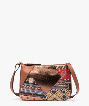 Sac femme avec devant en tapisserie vue1 - GEMO (ACCESS) - GEMO