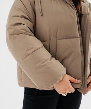 Doudoune à capuche femme grande taille vue4 - GEMO 4G GT - GEMO