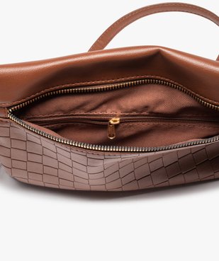 Sac femme pochette avec devant embossé vue3 - GEMO (ACCESS) - GEMO