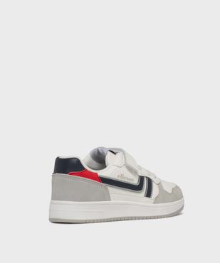 Baskets à scratch avec empiècements colorés garçon - Ellesse vue4 - ELLESSE - GEMO