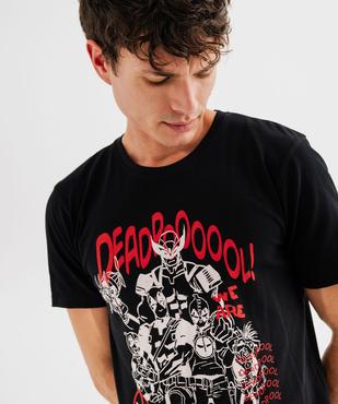 Tee-shirt manches courtes motif Dead Pool homme - Marvel vue2 - DEADPOOL - GEMO