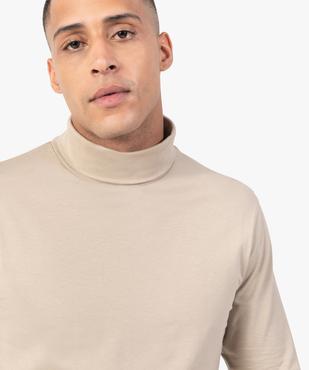 Tee-shirt à col roulé homme vue2 - GEMO (HOMME) - GEMO