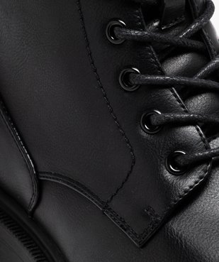 Boots homme unies à lacets style casual vue7 - GEMO (CASUAL) - GEMO