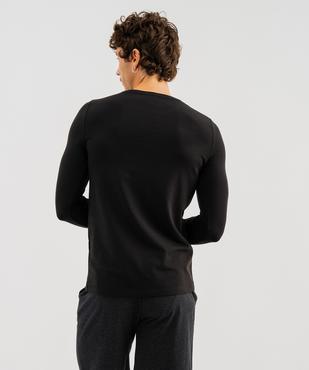 Tee-shirt chaud à manches longues et col rond homme vue4 - GEMO(HOMWR HOM) - GEMO