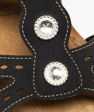 Mules femme confort compensées ornées de strass vue6 - GEMO (CONFORT) - GEMO