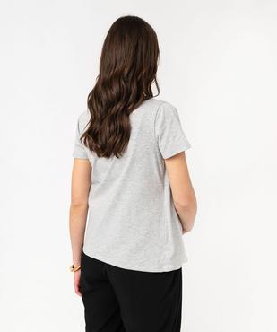 Tee-shirt de grossesse et d'allaitement à motifs vue3 - GEMO 4G MATERN - GEMO