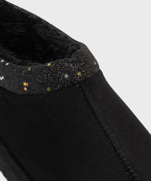 Chaussons en suédine avec doublure fourrure imitation fille vue6 - GEMO (ENFANT) - GEMO