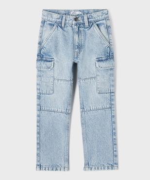 Jean cargo délavé garçon vue2 - GEMO (ENFANT) - GEMO