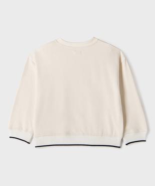 Sweat col rond garçon vue3 - GEMO 4G GARCON - GEMO