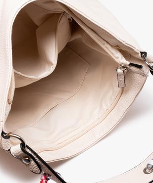 Sac femme avec anse ornée d’un foulard vue3 - GEMO (ACCESS) - GEMO