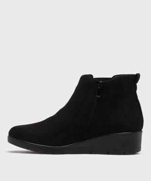 Boots confort à talon compensé femme vue3 - G'FLEX - GEMO