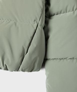 Parka courte à capuche en matière déperlante finition mate fille vue3 - GEMO 4G FILLE - GEMO