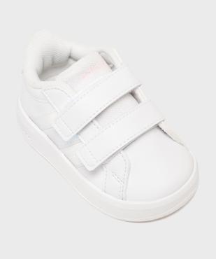 Baskets Grand Court 3.0 à scratch bébé fille - Adidas vue5 - ADIDAS - GEMO