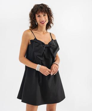 Robe courte à fines bretelles femme vue1 - GEMO(FEMME PAP) - GEMO
