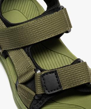 Sandales à scratch ultra légères garçon vue6 - BUGGY - GEMO