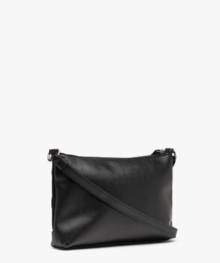Sac femme forme pochette avec bande texturée sur l’avant vue2 - GEMO (ACCESS) - GEMO