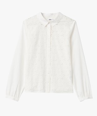 Chemise femme en broderie anglaise ajourée vue4 - GEMO(FEMME PAP) - GEMO