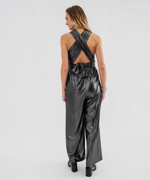 Combinaison pantalon multilook en maille fluide et brillante femme vue6 - GEMO(FEMME PAP) - GEMO