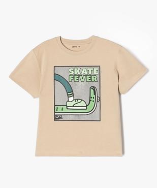 Tee-shirt à manches courtes oversize avec motif skate garçon vue2 - GEMO (ENFANT) - GEMO
