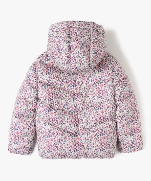 Blouson fille matelassé doublé polaire à motifs vue5 - GEMO 4G FILLE - GEMO