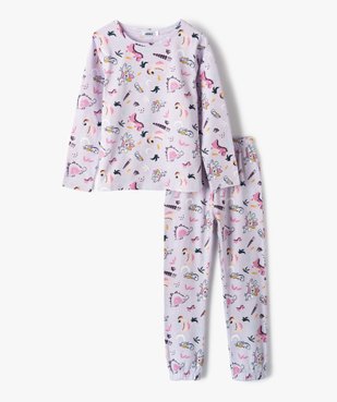 Pyjama fille avec motifs dinosaures vue1 - GEMO (ENFANT) - GEMO