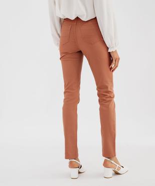 Pantalon coupe Regular taille normale femme vue3 - GEMO 4G FEMME - GEMO