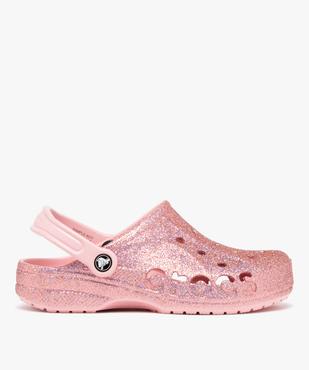 Sabots souples femme dessus perforé à paillettes Baya Glisser - Crocs vue1 - CROCS - GEMO