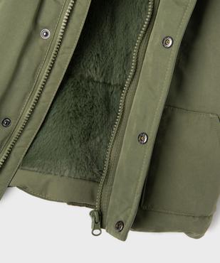 Parka à capuche en matière déperlante avec doublure chaude bébé garçon vue3 - GEMO(BEBE DEBT) - GEMO