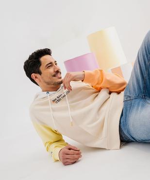 Sweat à capuche multicolores avec message amour mixte - Gémo X Maëva vue8 - GEMO 4G FEMME - GEMO