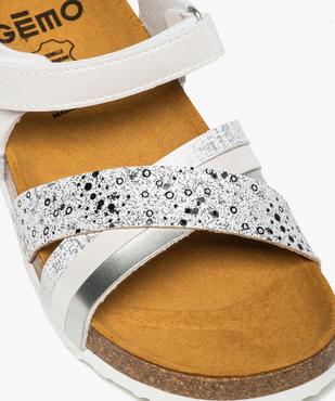 Sandales fille à brides pailletées et irisées vue6 - GEMO (ENFANT) - GEMO